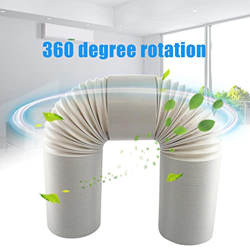 Roadoor Ac Coupler 150Mm Air Conditioner Exhaust Hose Connector, Universal Support Clockwise/Counter-Clockwise Thread Ac Venting Hose Adapter D 1 #TOP7