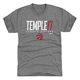 500 LEVEL Garrett Temple Toronto Raptors Men's Premium T-Shirt - Garrett Temple Toronto Raptors Elite WHT (Tri Gray, X-Large)