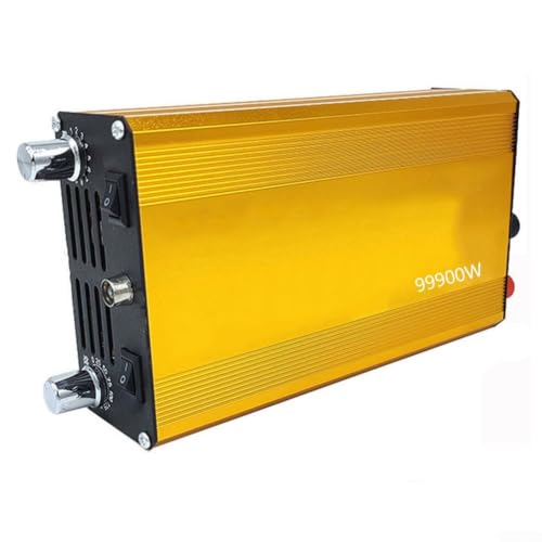 Inversor de potencia de onda sinusoidal pura 12V a CA 99900W alta eficiencia para aparatos a pilas