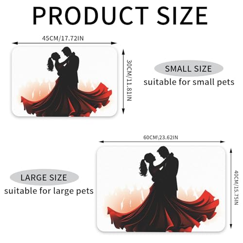 Tapis d'alimentation absorbant imperméable et séchage rapide 40 x 60 cm - 5