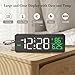 DreamSky AM FM Shortwave Radio and Wooden Alarm Clock with Date