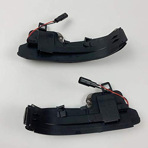 HIGH FLYING Car Accessories Led Side Mirrors, Sequential Dynamic Turn Signal Lights Indicator Strip 2pcs/Pair for Toyota Tacoma 2016-2019 2020, RAV4 XA50 2019 2020, Highlander XU70 2020 (Smoked Black) - Thumbnail 3
