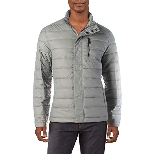 Kenneth Cole New York Men's Asymmetric Down Moto Jacket