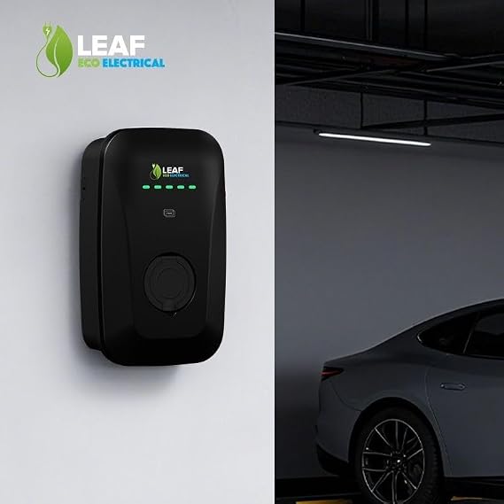 7kW EV Charger | Electric Vehicle Charger | Type 2 | Untethered | 7kW | Fast Charging | Pen Fault | Single Phase | Wall Mount | EV Home Charger | Black, 40x29x19cm