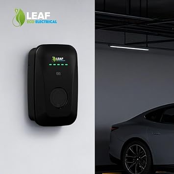 7kW EV Charger | Electric Vehicle Charger | Type 2 | Untethered | 7kW | Fast Charging | Pen Fault | Single Phase | Wall Mount | EV Home Charger | Black, 40x29x19cm