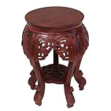 30 cm Druchmesser (Tischplatte) und 45 cm Höhe.