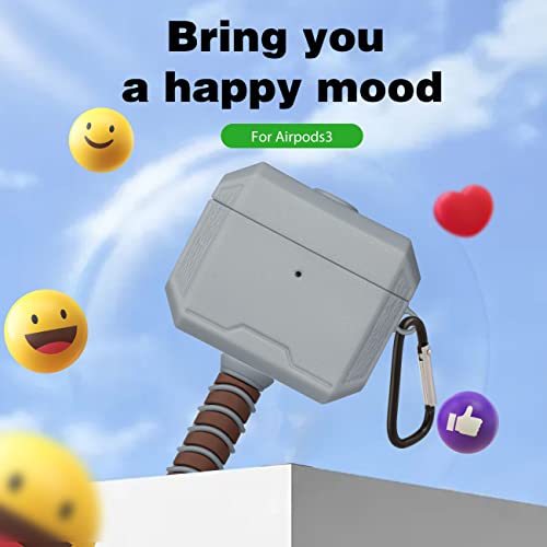 Besoar For Airpod Pro 2019/Pro 2 Gen 2022 Case Cartoon Cute Fashion Character Kawaii Cool Silicone Design 3D Cover For Airpods Pro Stylish Funny Fun For Air Pods Pro Girls Boys Teen Kids Cases-Thunder #TOP3