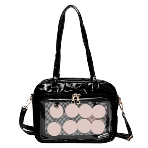Women Transparent Messenger Bag Japanese Style Ita Handbag Girls Shoulder Bag