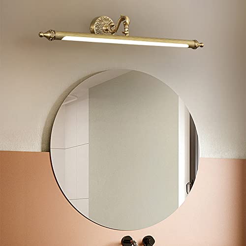 Image of Aiwen LED Vanity Light Fixture 9W 22.04 inch Bath Vanity Lights with PC Lamp Shade Retro Artwork Picture Lighs Wall Sconces for Dressing Bathroom Lighting Cool White 6000k