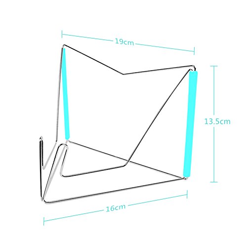 Book Stand, Cookbook Stand, Fold-N-Stow Adjustable Reading Stand, Music Book Easel Display Holder #TOP4