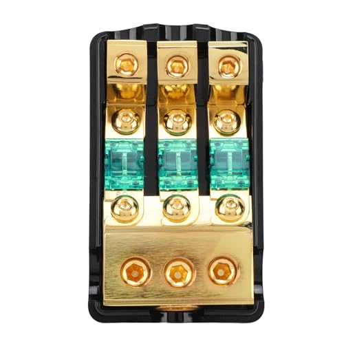 Bloc de distribution de fusibles 60A calibre 0 2 4 pour stéréo auto