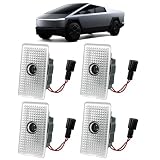 Fiaypoy Custom Logo LED Puddle Lights,Plug-and-Play Welcome Projection Kit for Tesla Cybertruck 2023-2025,High-Brightness Waterproof LED Door Ground Logo Lamp (Mianmo)