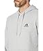 adidas Men's Essentials Fleece Hoodie, Medium Grey Heather/Black, Small