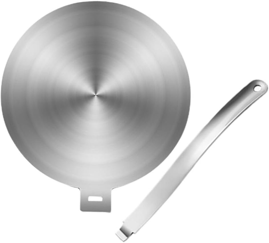 Ciieeo Stainless Steel Induction Heat Diffuser Plate Cooktop Adapter for Gas and Electric Stoves Cooking Accessory for Even Heat Distribution