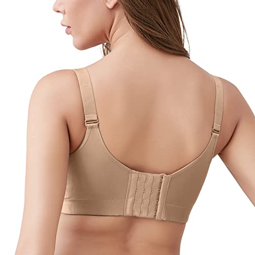 Image of FallSweet Padded T Shirt Bras for Women Push Up Comfort Underwire Brassiere