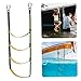 KUYYFDS Boat Rope Ladder 4 Steps Marine Rope Ladder Extension Portable Swim Ladder Boat Ladder for Sailboat Canoeing