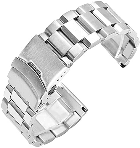 Bracelet en acier inoxydable argenté pour le bureau et le sport