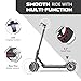 RAOO MIN E Scooter, E Roller faltbar-3 Geschwindigkeitsmodi-20km/h Max-bis 30km Reichweite-LED-Display-APP Einstellung-Scheibenbremse-... ABE.