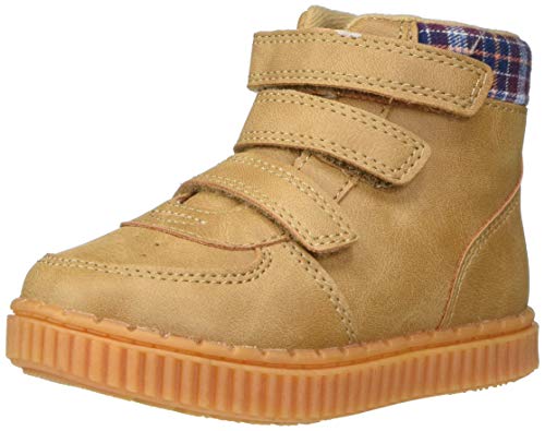 OshKosh B'Gosh Boys' Bryce Ankle Boot, tan, 8 M US Toddler