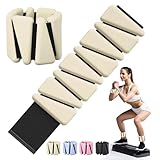 Wrist & Ankle Weights for Women, Wearable Strong Arm & Leg Weights Set of 2(1Lbs...