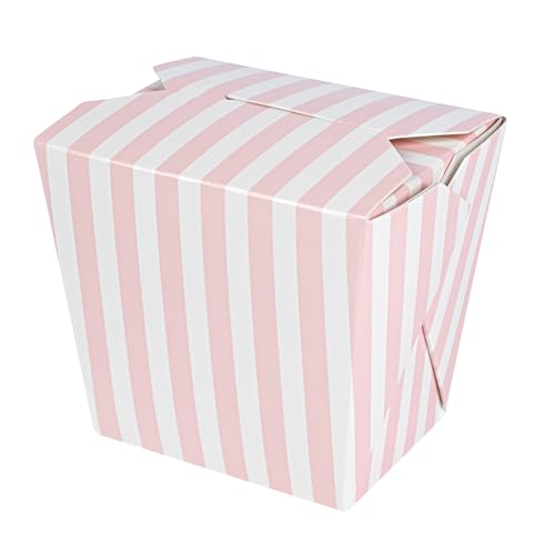 image for Bio Tek 3.6 x 3 x 3.3 Inch Food Containers, 50 Noodle Takeaway Boxes -