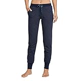 zara tasche mit nieten Mix and Relax Schiesser Damen Mix & Relax Jerseyhose lang Schlafanzughose, Blau (Nachtblau 804), 36