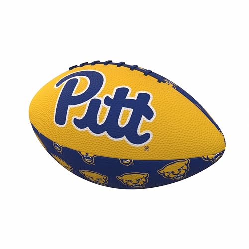 Logo Brands Pittsburgh Panthers Repeating Mini-Size Rubber Football