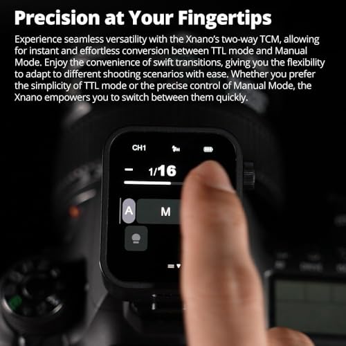 Godox X3 Trigger for Sony【 Godox Trigger for Sony X3S X3 S X3-S】 2.4G TTL Touch Screen Flash Trigger for Sony,with TCM Conversion,3.7V 850mAh Li-Ion Batter for Sony A7IV A7C A7M4 A7R A7RIII Etc - Thumbnail 4