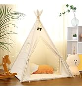 lionherz tipi zelt LIONHERZ® DAS ORIGINAL Kinder 100% Baumwolle | Kinderzelt Indoor | Tippi inkl. Matte, 2 Kissen, Wimpelkette, Stabilisator & Federdeko | atmungsaktiv #glamping Mesh Goggles - Novritsch Choose Option:Platform Composite/Plastic 9/16
