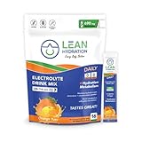 LEAN Hydration Daily Electrolyte Hydration Packets Drink Mix | Hydrate – Metabolize – Energize | Zer