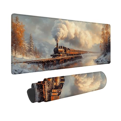 Tapis de souris XXL blanc 150x80cm, une idée cadeau idéale pour setup PC