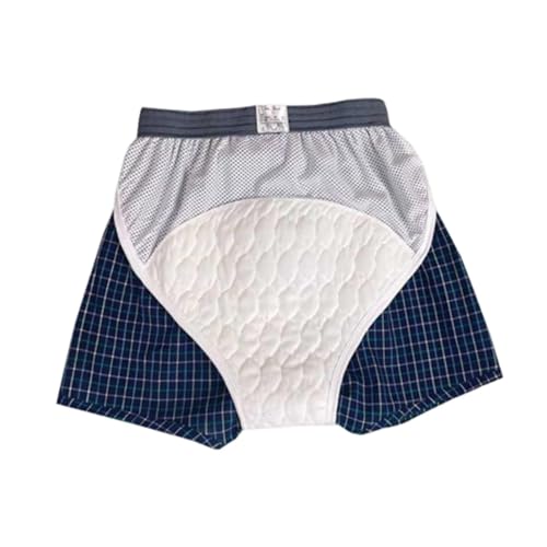 DEVNWIGMO Pañal de Tela para Adultos, Protector de Pañal para Mayores, Portátil, a Prueba de Fugas, Resistente Al Desgaste, Suave, para Hombre, Xxl