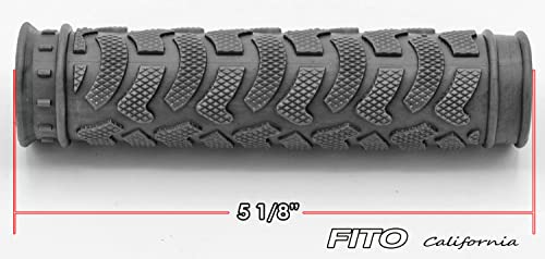 Fito Grips - Fito Closed-End Rubber Handlebar Grips - Pink, For Beach Cruiser Bike thumb #1
