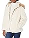 Produktbild Calvin Klein Damen Womens Faux fur Hooded Coat Kunstfellmantel, CRM, Large