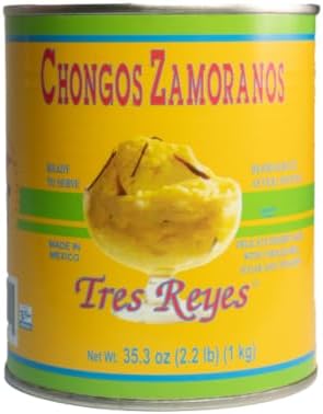 Tres Reyes - Authentic Mexican Chongos Zamoranos – 35.3 oz (2.2 lb) - Traditional Mexican Delight, Sweet and Delicious Dessert