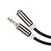 Aux Extension Cable 2 Pack 4ft, ShineKee 3.5mm Male to Female Extension Stereo Audio Extension Cable Adapter Gold Plated Compatible for iPhone, iPad or Smartphones, Tablets, Media Players 4 feet