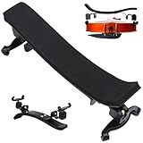 Prevención de rayones: la almohadilla para el hombro se puede usar para proteger el violín contra rayones, lo que permite que su violín tenga un tiempo de uso más prolongado y mantenga su instrumento..Las garras izquierda y derecha se pueden plegar, fáciles de guardar en momentos normales.