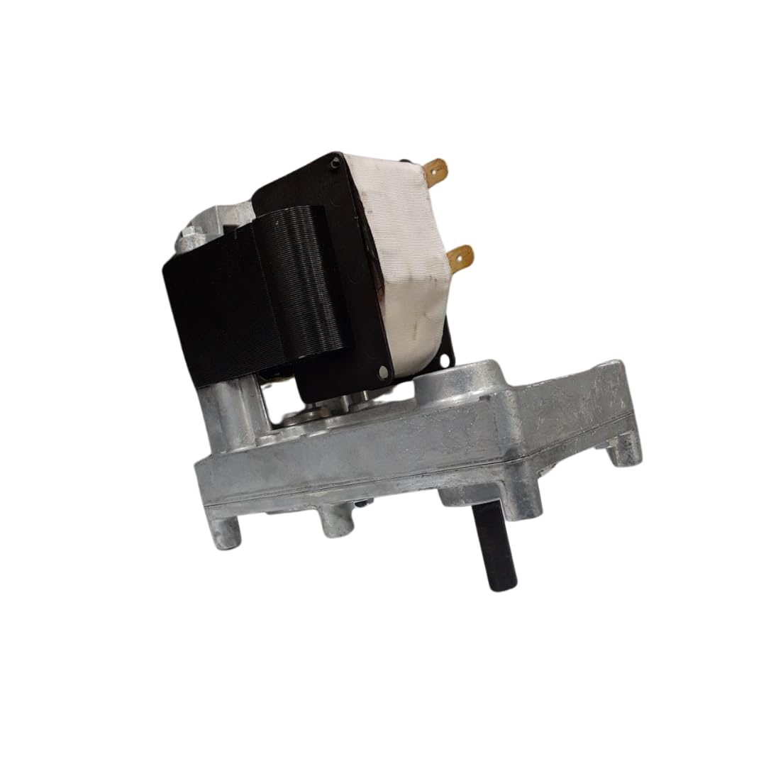 Motoriduttore stufa pellet T3 al. 220VAC 4,75 Rpm Pacco 38 Albero 8,5 mm FB1137