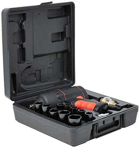 Corneta Chave Impacto Pneumática 1/2 3375010 Preto 17 Peças