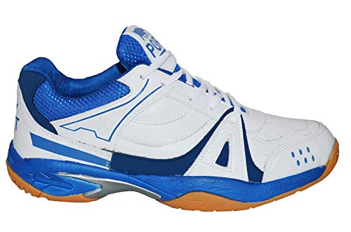 Image of Port Unisex Adult White Badminton Shoes-4 UK (38 EU) (5 US) (ACTNEW)