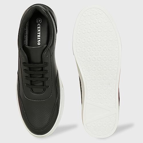 Image of Centrino Sneaker for Men | Shoes for Men Stylish Casual | Lightweight Lace-Up with Soft Cushioned Insole | Anti-Skid Sole | Breathable Comfortable Canvas Walking Shoes for Man | Mens Shoes (6314)