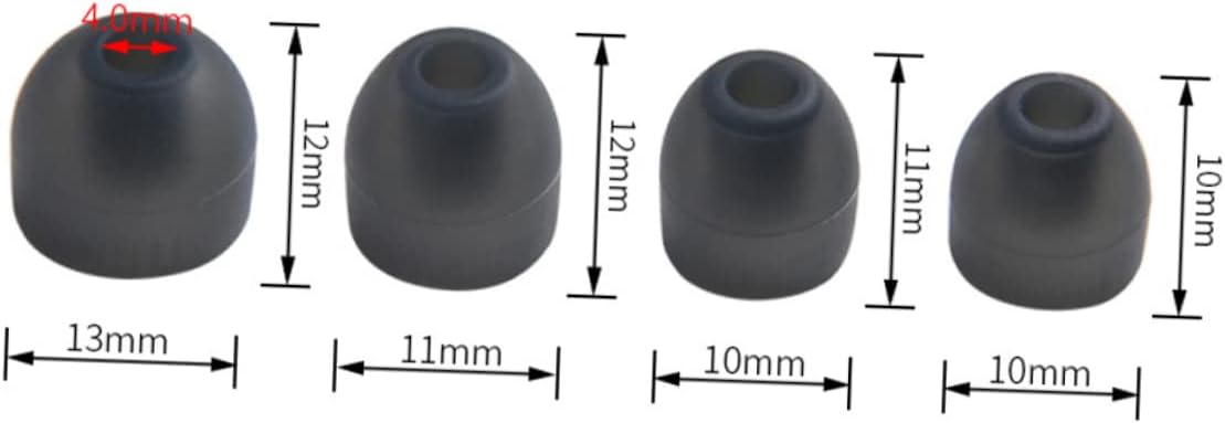 BESPORTBLE 24pairs Silicone Earbuds Caps Replacement for Wf- Wi- Cn Comfortable Earbud Tips Earphone Accessories