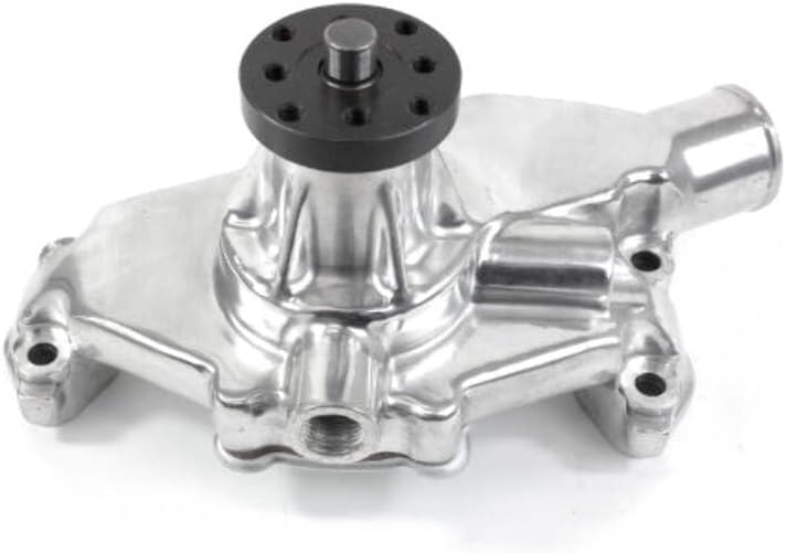 Top Street Performance Short-Style Circle Track High-Flow Mechanical Water Pump for Chevy Small Block - Polished