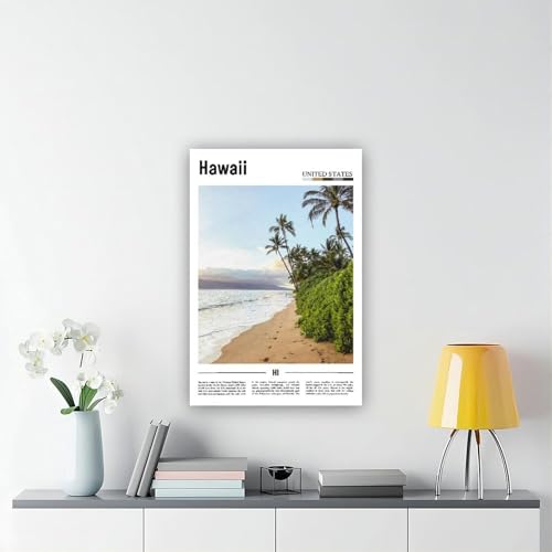 Impression sur toile Hawaï décoration murale grand format