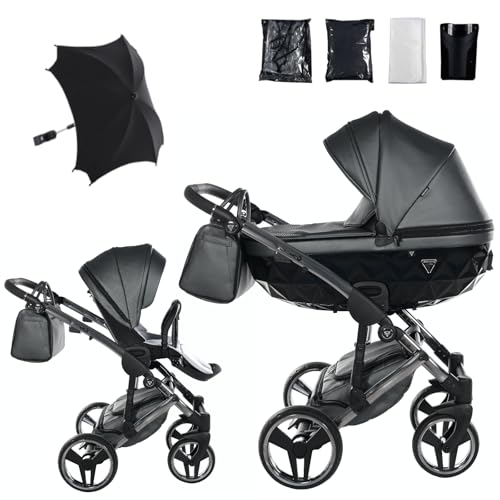 Junama Diamond Fluo 05 Gris y Plata Cochecito de Bebé