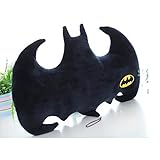 Dongcrystal Black Batman Throw Pillow Soft Plush Toy Stuffed Cushion Doll