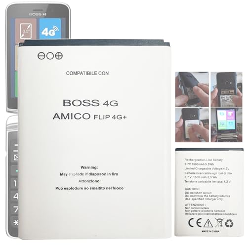 Aousavo BOSS 4G - Batteria di ricambio BOSS 4G compatibile