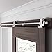 SMARTSTANDARD 6 Feet Top Mount Sliding Hardware Kit-Stainless Steel Heavy Duty Sturdy Barn Track-Simple and Easy to Install-Fit 36