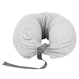 OPSDKVKS Almohada de Viaje en Forma de U, Almohada para la Siesta para avión y Oficina, Cuello multifunción con Hebilla de Bloqueo, Almohada de Apoyo Cervical Suave y cómoda para Viajar,