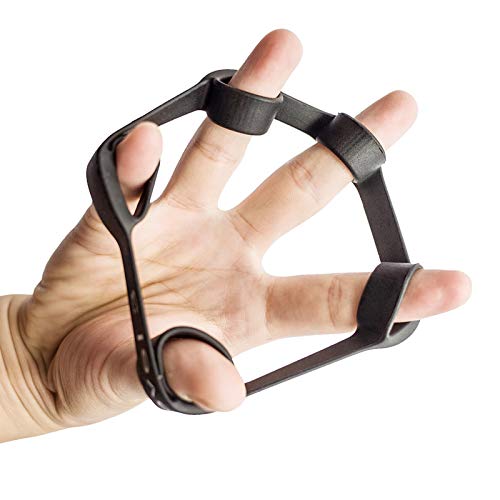 Airisland Finger Stretcher Hand Resistance Bands Hand Extensor Exerciser Finger Grip
